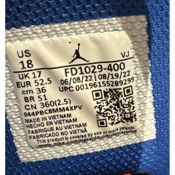 New Nike Air Jordan 1 Mid Knicks Gators Blue 18 Mens Wheaties FD1029-400 2023